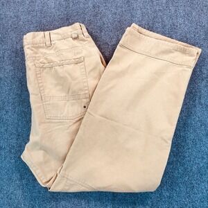REI Men's 36x30 Tan Coop Double Knee Utility Hiking Pants Workwear Outdoors